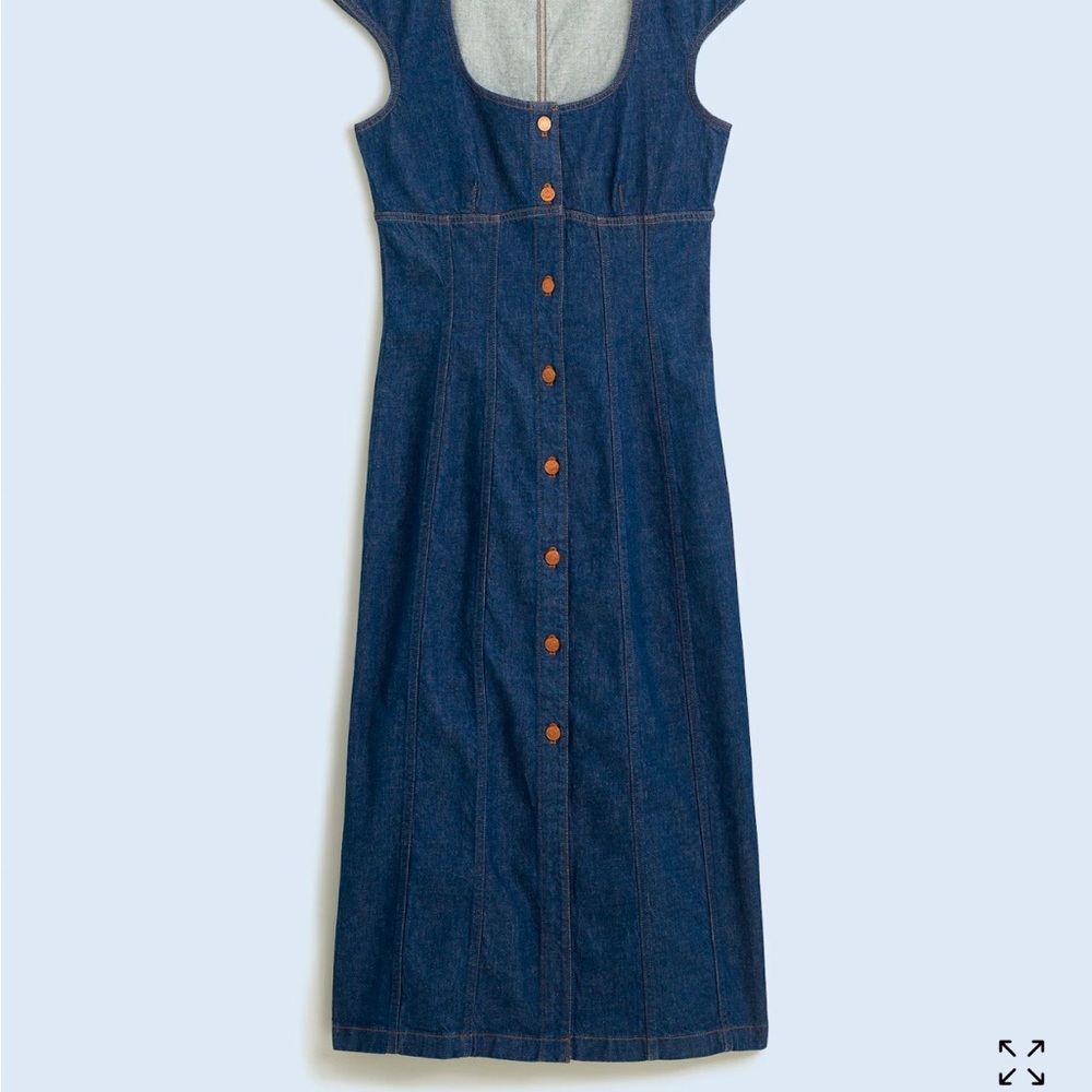 ❌SOLD❌ Madewell Denim Button-Down midi Dress
